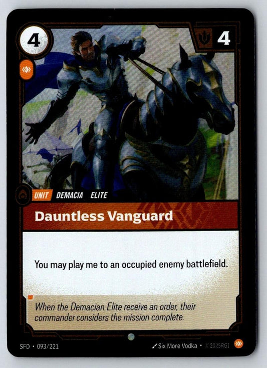Dauntless Vanguard 093/221 Common Spiritforged Riftbound Near Mint
