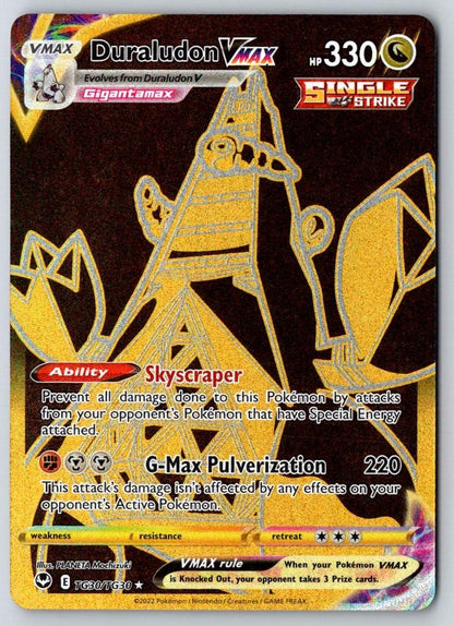 Duraludon VMAX TG30/TG30 Silver Tempest Trainer Gallery Pokemon Holo NM