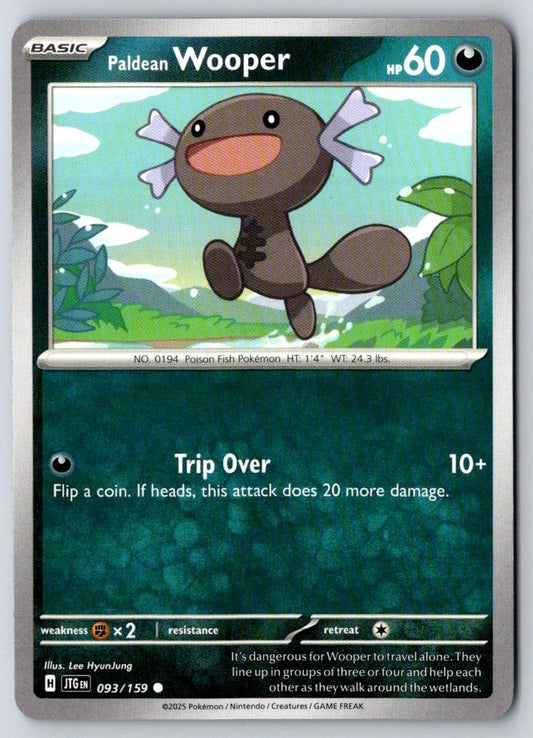 Paldean Wooper 093/159 Common Journey Together Pokemon Near Mint