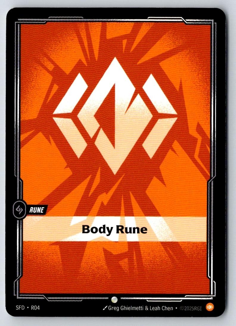 Body Rune R04 Common Vendetta Riftbound Near Mint