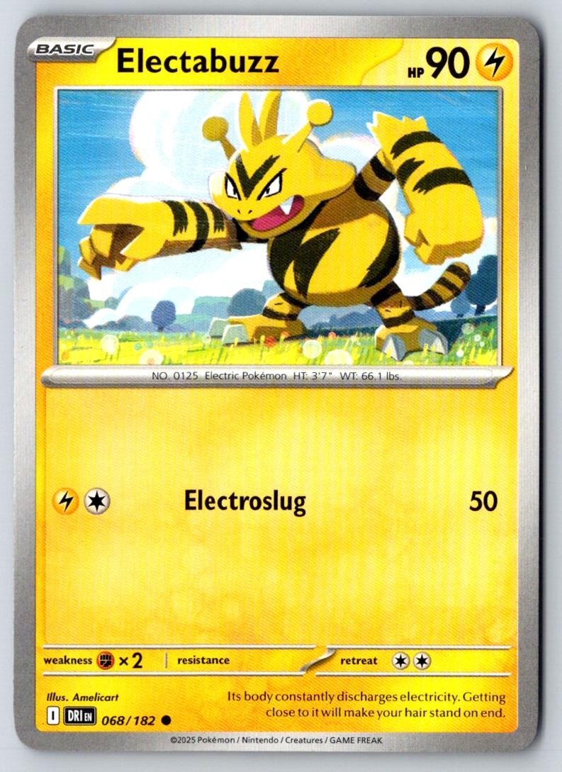 Electabuzz 068/182 Common Destined Rivals Pokemon Near Mint