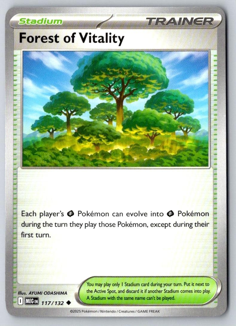Forest of Vitality 117/132 Uncommon Mega Evolution Pokemon Near Mint