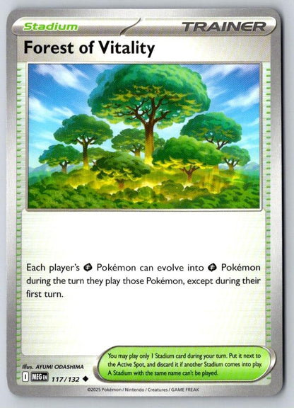 Forest of Vitality 117/132 Uncommon Mega Evolution Pokemon Near Mint