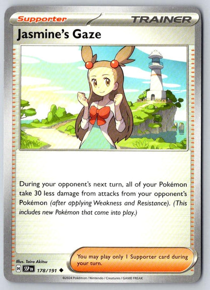 Jasmine's Gaze 178/191 Uncommon Surging Sparks Pokemon Near Mint