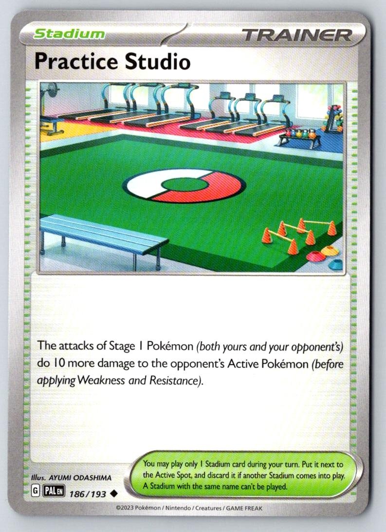 Practice Studio 186/193 Uncommon Paldea Evolved Pokemon Near Mint