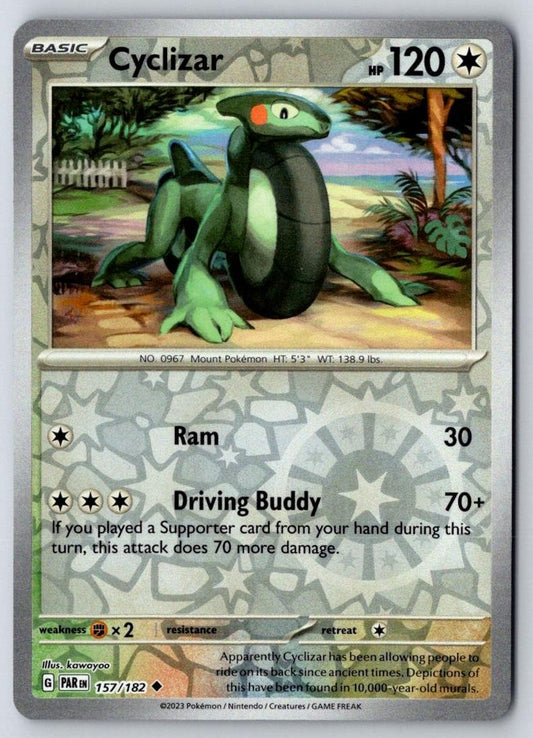 Cyclizar 157/182 Uncommon Paradox Rift Pokemon Near Mint