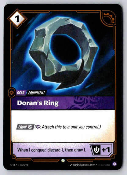 Doran's Ring 124/221 Common Spiritforged Riftbound Near Mint