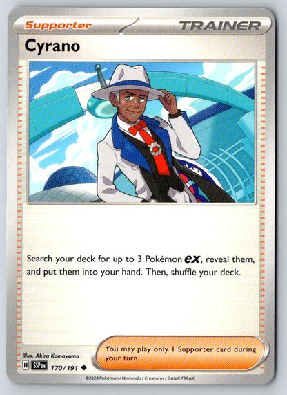 Cyrano 170/191 Uncommon Surging Sparks Pokemon Near Mint