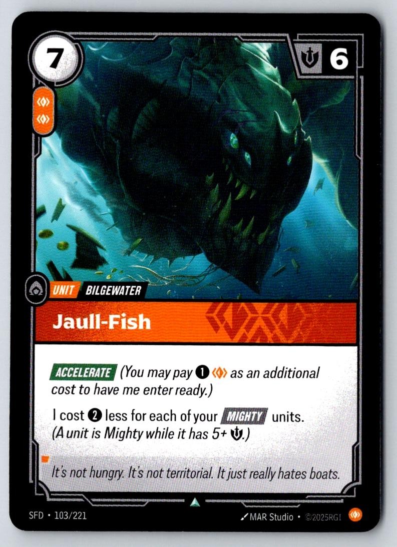 Jaull-Fish 103/221 Uncommon Spiritforged Riftbound Near Mint