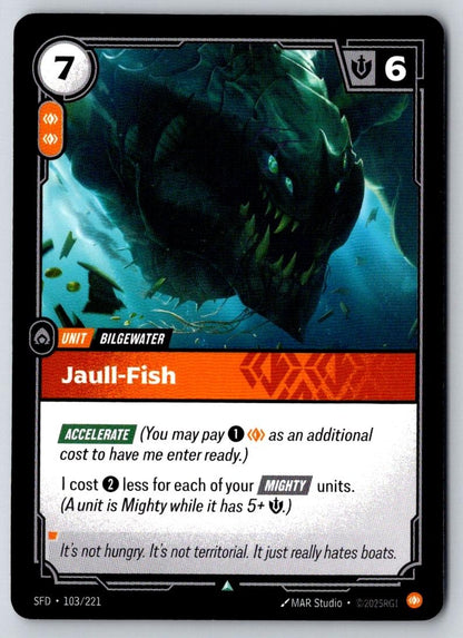 Jaull-Fish 103/221 Uncommon Spiritforged Riftbound Near Mint