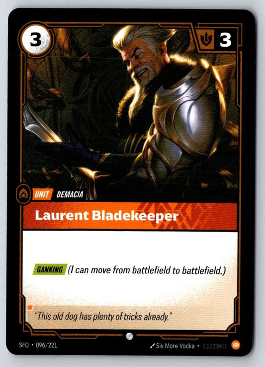 Laurent Bladekeeper 096/221 Common Spiritforged Riftbound Near Mint