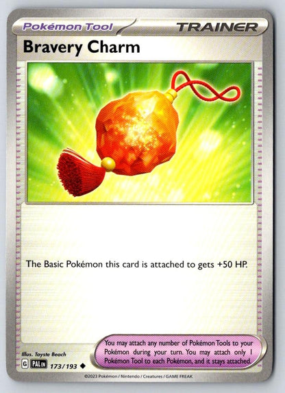 Bravery Charm 173/193 Uncommon Paldea Evolved Pokemon Near Mint