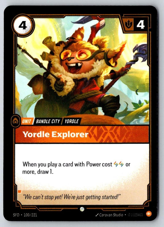 Yordle Explorer 100/221 Common Spiritforged Riftbound Near Mint