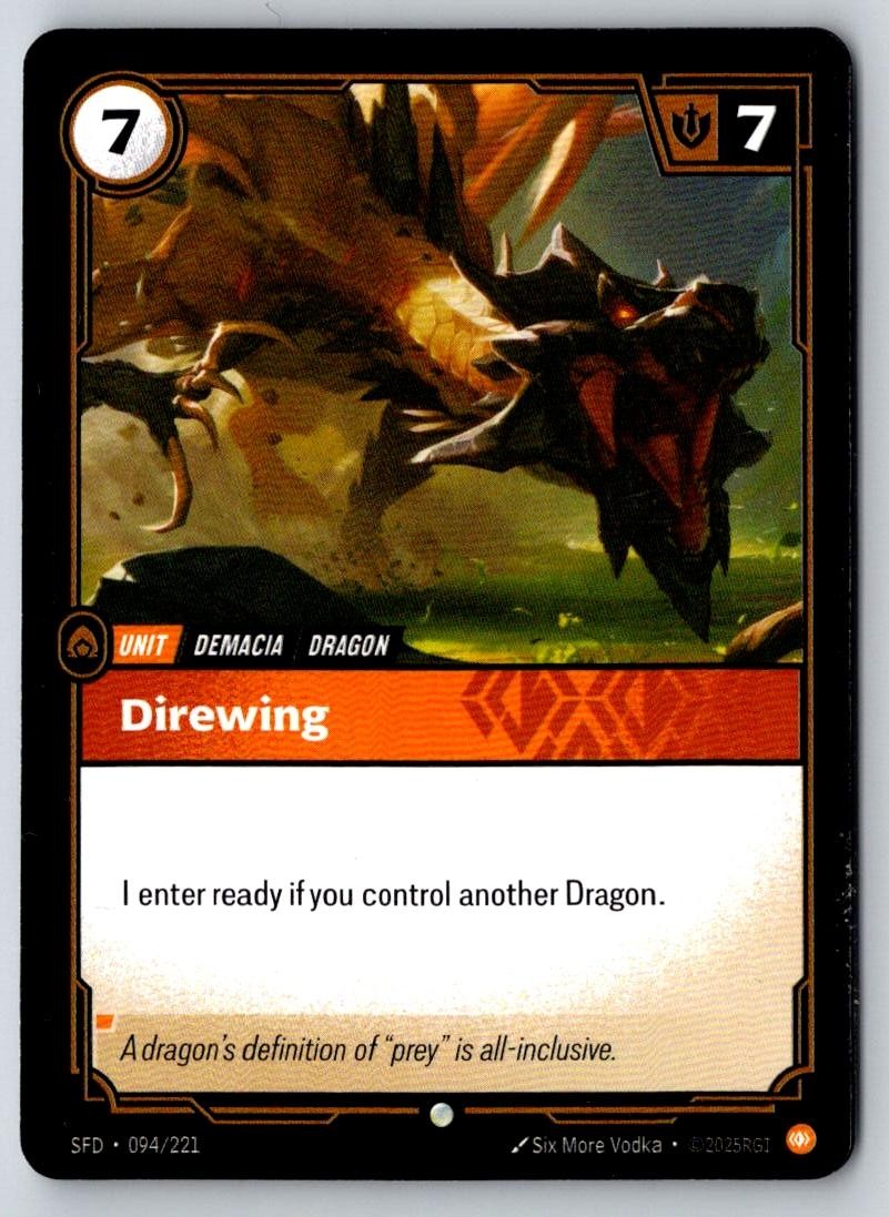 Direwing 094/221 Common Spiritforged Riftbound Near Mint