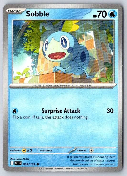 Sobble 039/132 Common Mega Evolution Pokemon Near Mint