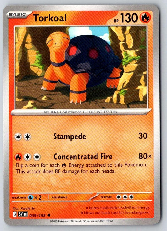 Torkoal - Armarouge 53 035/198 Uncommon Pokemon Near Mint