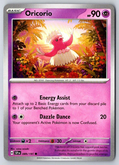 Oricorio 089/191 Common Surging Sparks Pokemon Near Mint