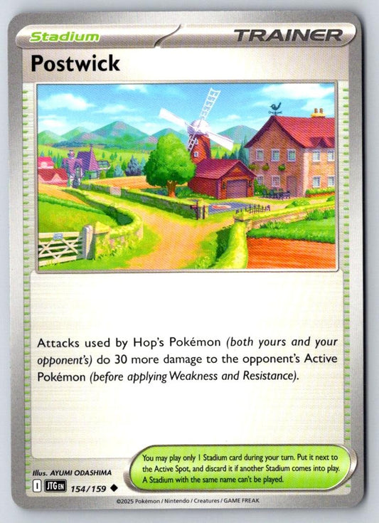 Postwick 154/159 Uncommon Journey Together Pokemon Near Mint