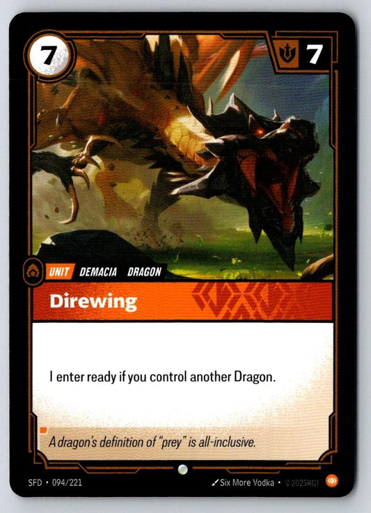 Direwing 094/221 Common Spiritforged Riftbound Near Mint