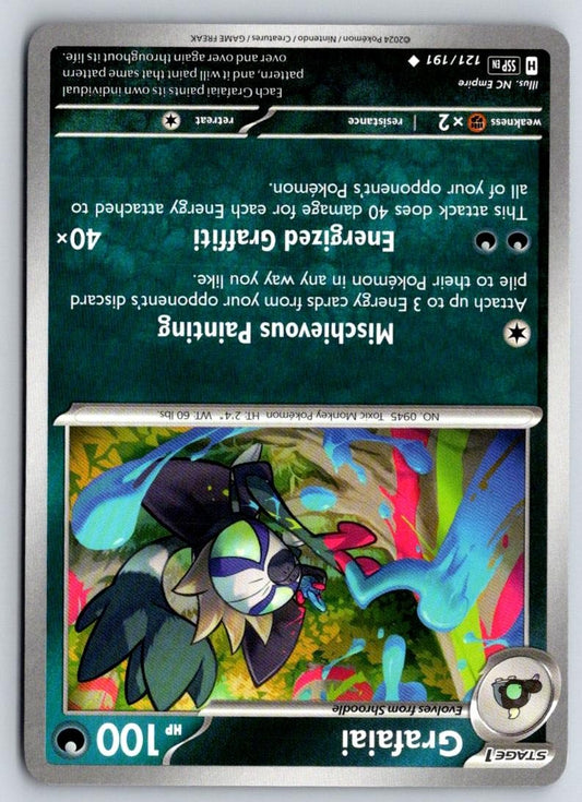 Grafaiai 121/191 Uncommon Surging Sparks Pokemon Near Mint