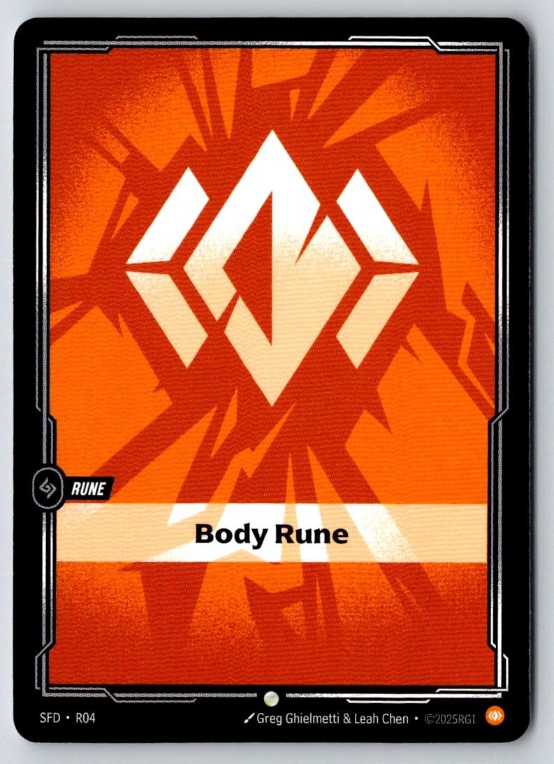 Body Rune R04 Common Vendetta Riftbound Near Mint