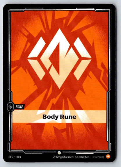 Body Rune R04 Common Vendetta Riftbound Near Mint