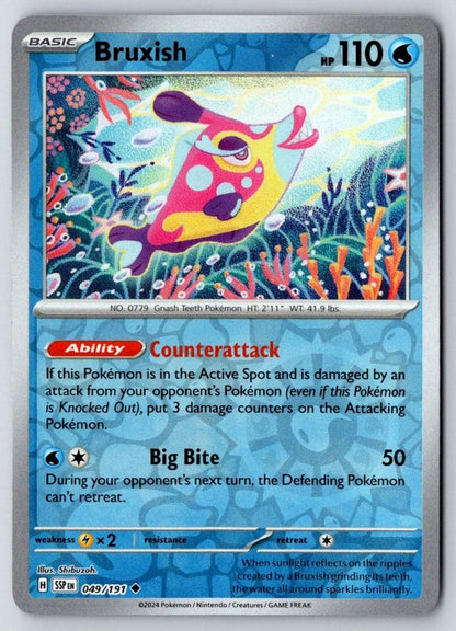 Bruxish 049/191 Uncommon Surging Sparks Pokemon Near Mint