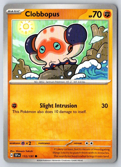 Clobbopus 112/191 Common Surging Sparks Pokemon Near Mint