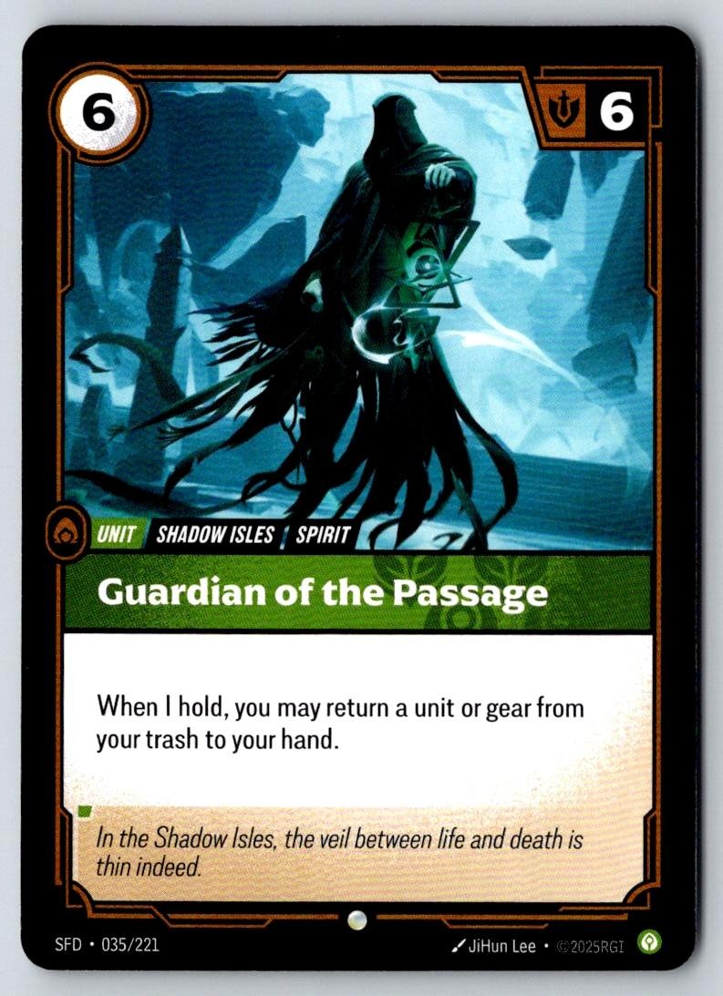 Guardian of the Passage 035/221 Common Spiritforged Riftbound Near Mint