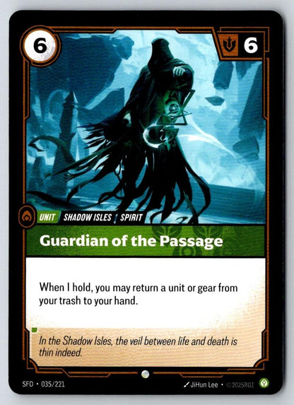 Guardian of the Passage 035/221 Common Spiritforged Riftbound Near Mint
