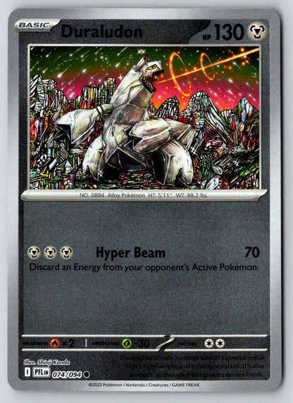 Duraludon 074/094 Common Phantasmal Flames Pokemon Near Mint