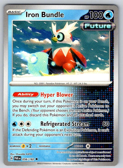 Iron Bundle 056/182 Uncommon Paradox Rift Pokemon Near Mint