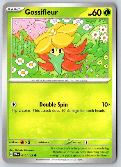Gossifleur 10/142 Common Stellar Crown Pokemon Near Mint