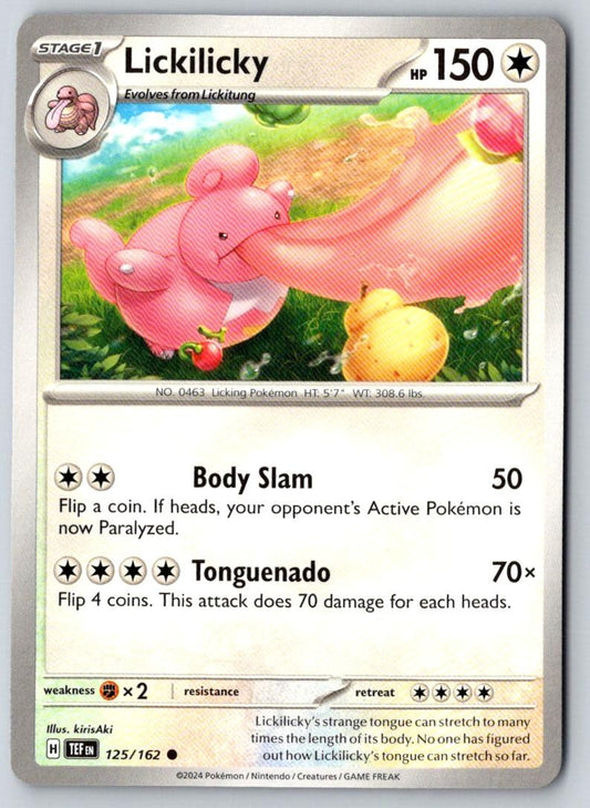 Lickilicky 125/162 Common Temporal Forces Pokemon Near Mint