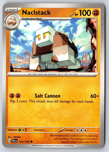Naclstack 122/193 Uncommon Paldea Evolved Pokemon Near Mint