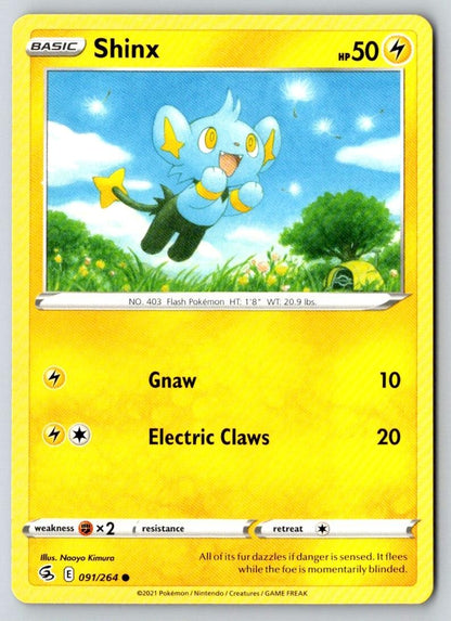 Shinx 091/264 Common Fusion Strike Pokemon Near Mint