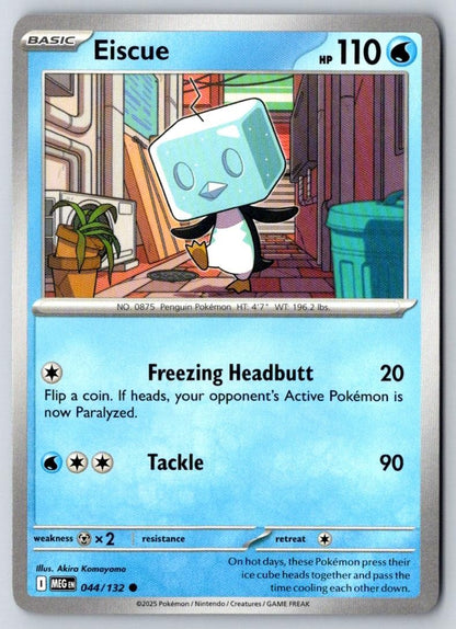 Eiscue 044/132 Common Mega Evolution Pokemon Near Mint