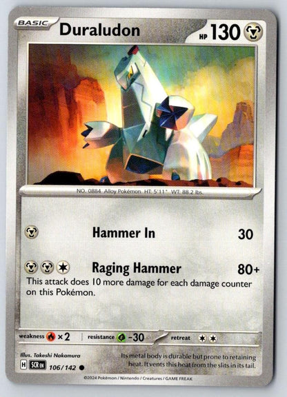Duraludon 106/142 Common Stellar Crown Pokemon Near Mint