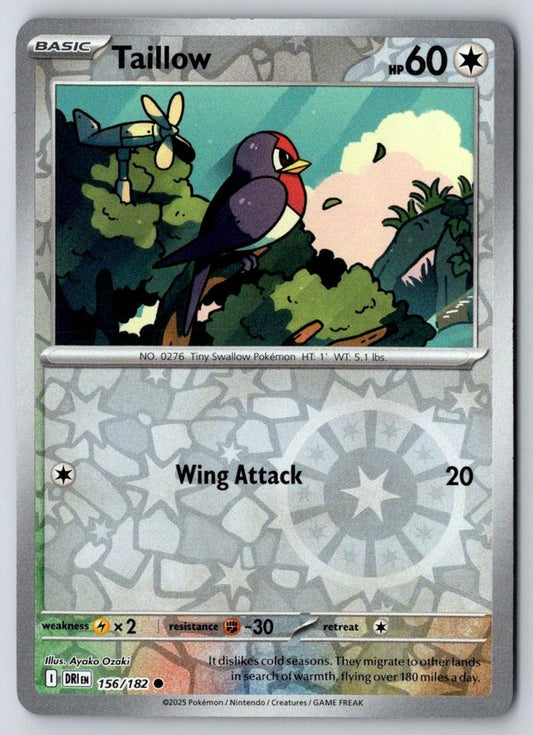 Taillow 156/182 Common Destined Rivals Pokemon Near Mint