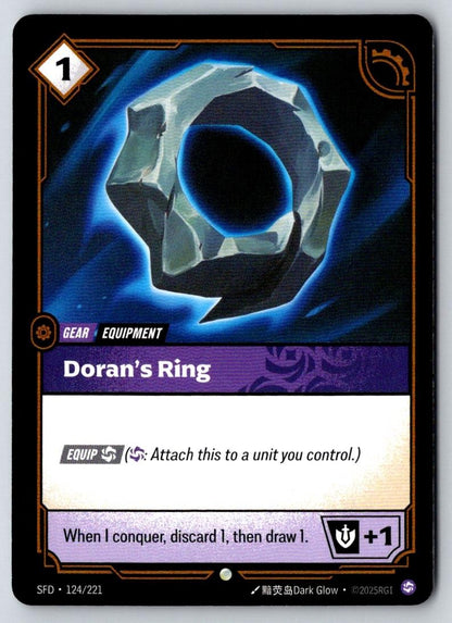 Doran's Ring 124/221 Common Spiritforged Riftbound Near Mint