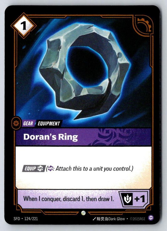 Doran's Ring 124/221 Common Spiritforged Riftbound Near Mint