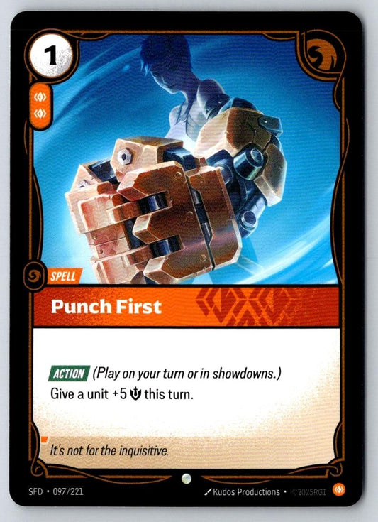 Punch First 097/221 Common Spiritforged Riftbound Near Mint