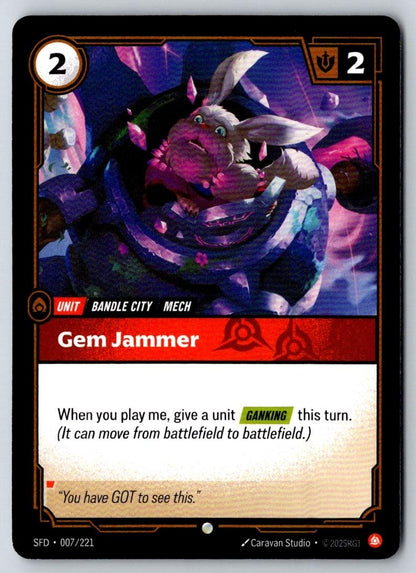 Gem Jammer 007/221 Common Spiritforged Riftbound Near Mint