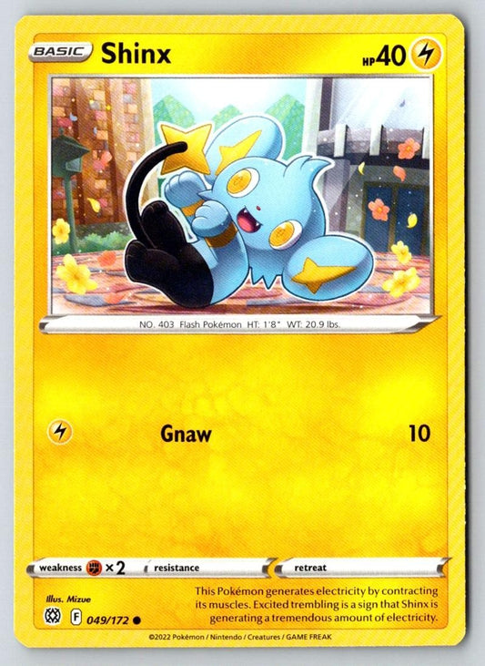 Shinx 049/172 Common Brilliant Stars Pokemon Near Mint