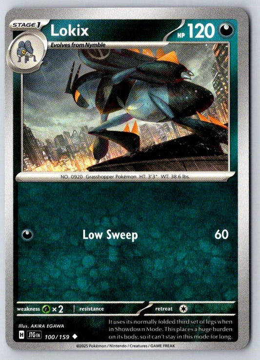 Lokix 100/159 Uncommon Journey Together Pokemon Near Mint