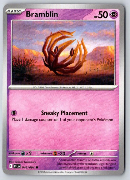Bramblin 046/094 Common Phantasmal Flames Pokemon Near Mint