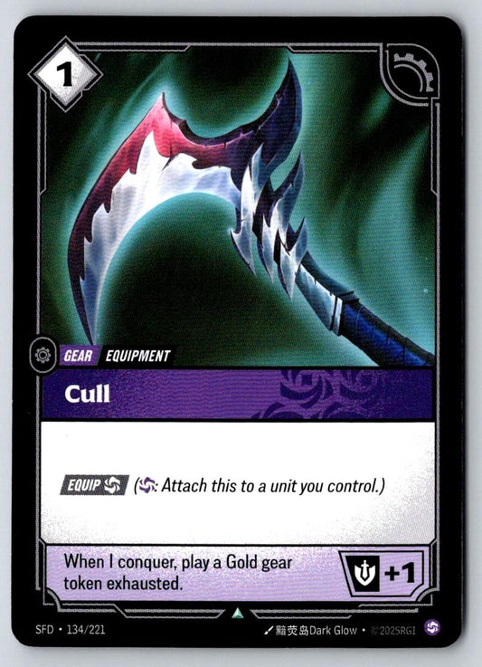 Cull 134/221 Uncommon Spiritforged Riftbound Near Mint