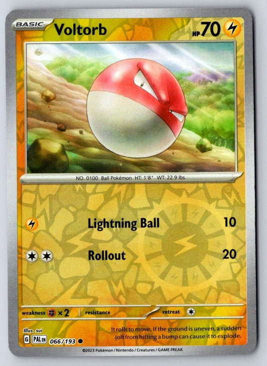 Voltorb 066/193 Common Paldea Evolved Pokemon Reverse Holo Near Mint