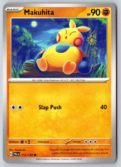 Makuhita 112/193 Common Paldea Evolved Pokemon Near Mint