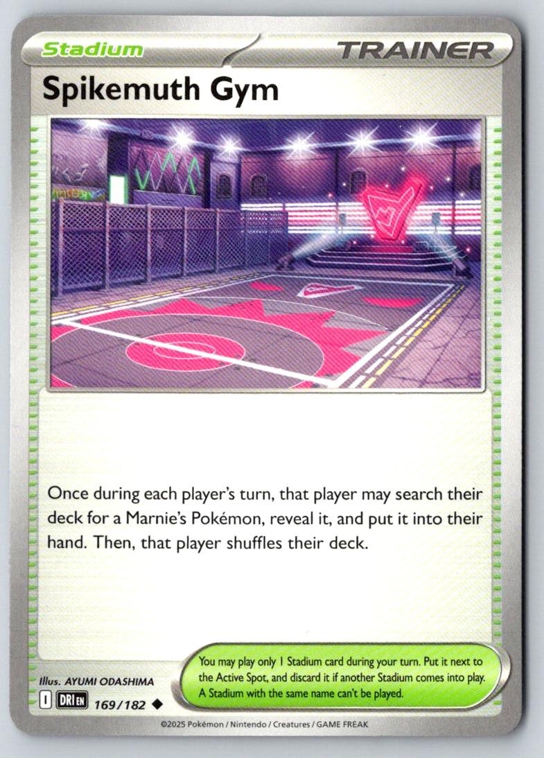 Spikemuth Gym 169/182 Uncommon Destined Rivals Pokemon Near Mint